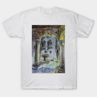 Watercolor Sketch - Etat de Genève - Chancellerie d'Etat. 2013 T-Shirt